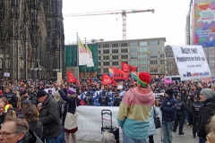 04.01.2020 Köln Kundgebung gegen WDR-Satire "Meine Oma ist ne Umweltsau" und Gegenprotest