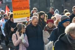 Proteste gegen den AfD Bundesparteitag in Braunschweig