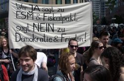 Demonstration gegen die Kapitalmarktkrise, Frankfurt, 19.5.2012