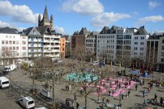 Köln, Klimaschutz-Demo auf dem Heumarkt