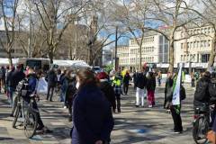 Köln, Klimaschutz-Demo auf dem Neumarkt