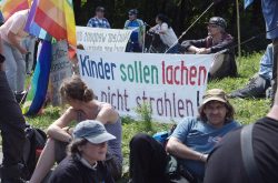 Blockade des Atomwaffenstandorts in Buechel/Rheinlandpfalz