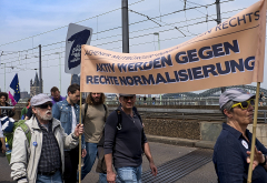 'Deine Stimme Deine Wahl - gegen Nationalismus', Kundgebung zur Europawahl 2019 auf der Kölner Deutz-Werft am 19.05.2019