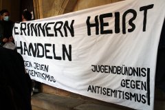 Gedenken an die Opfer des Anschlags auf die Synagoge in Halle