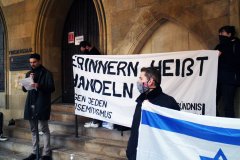 Gedenken an die Opfer des Anschlags auf die Synagoge in Halle