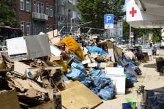Flutkatastrophe 2021, Überflutungen in Leverkusen-Opladen