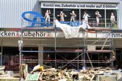 Flutkatastrophe 2021, Überflutungen in Leverkusen-Opladen, Karnevalszubehör: Lachen war gestern