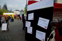 1. Mai, Tag der Arbeit in Koeln, Veranstaltung des DGB 'Die „Die Arbeit der Zukunft gestalten wir!', der Einzelgewerkschaften und politischer Gruppen