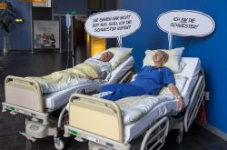 Krankenschwester erschoepft