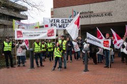 Warnstreik in Kiel