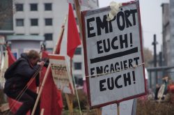 Protest von attac in Frankfurt

gegen Finanzkrise