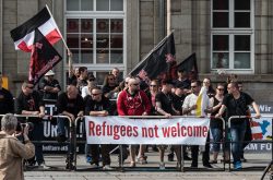 Demonstration gegen den "Freundeskreis Thüringen/Niedersachsen" der Neo-Nazis