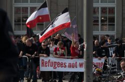 Demonstration gegen den "Freundeskreis Thüringen/Niedersachsen" der Neo-Nazis