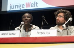 Rosa-Luxemburg-Konferenz "Frieden statt Nato" der Zeitung Junge Welt in Berlin