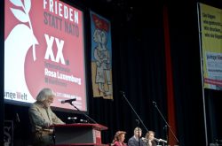 Rosa-Luxemburg-Konferenz "Frieden statt Nato" der Zeitung Junge Welt in Berlin