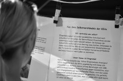 Fünf Tage Soziale Kampfbaustelle anlaesslich des Geburtstages 6 Jahre Zahltag der Erwerbsloseninitiative KEAS Köln