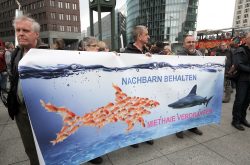 Demonstration in Berlin, Gemeinsam gegen Verdrängung und #Mietenwahnsinn