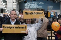 Flash-Mob CDU-Wahlkampf NRW, Bonn 2012