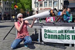 Global Marijuana March Kundgebung