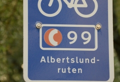 Kopenhagen, Fahrradrouten-Markierung