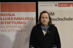 150 Jahre Rosa Luxemburg, Veranstaltung der Rosa-Luxemburg-Stiftung NRW, Roland Schüler, Kölner Friedensforum