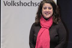 150 Jahre Rosa Luxemburg, Veranstaltung der Rosa-Luxemburg-Stiftung NRW, Homaira Mansuri, VHS Köln