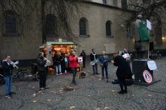 Kundgebung der aktion vs. Arbeitsunrecht gegen Starbucks in Köln