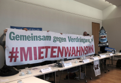 Pressekonferenz "Recht auf Stadt", Vorbereitung der Demonstrationen zum Recht auf Wohnen in Köln