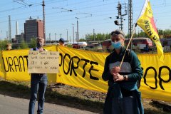 Zweite Mahnwache gegen Atomzug in Münster