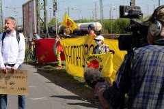 Zweite Mahnwache gegen Atomzug in Münster